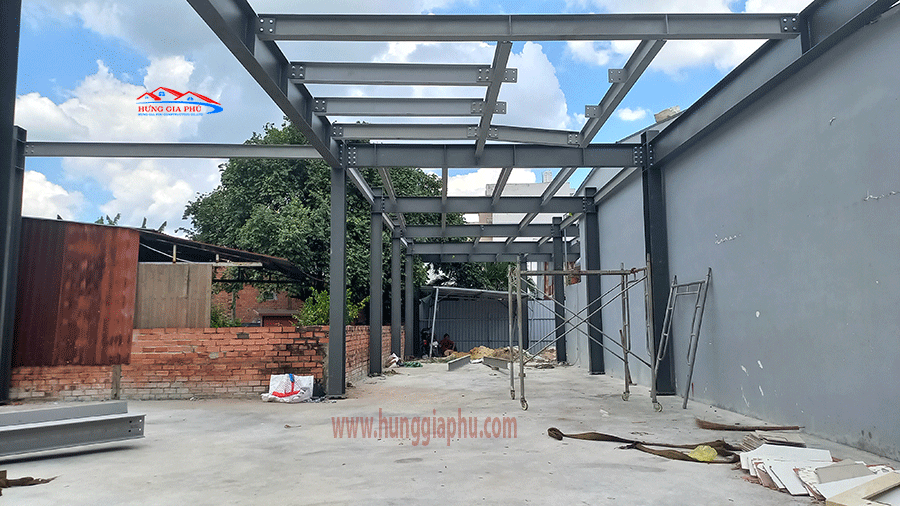 Gia công lắp dựng nhà tiền chế