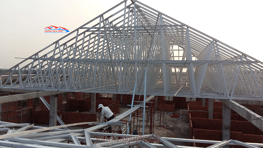 Hệ giàn thép mạ trọng lượng nhẹ